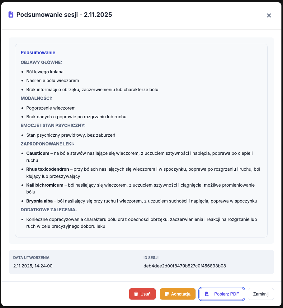 Podsumowanie sesji PRO